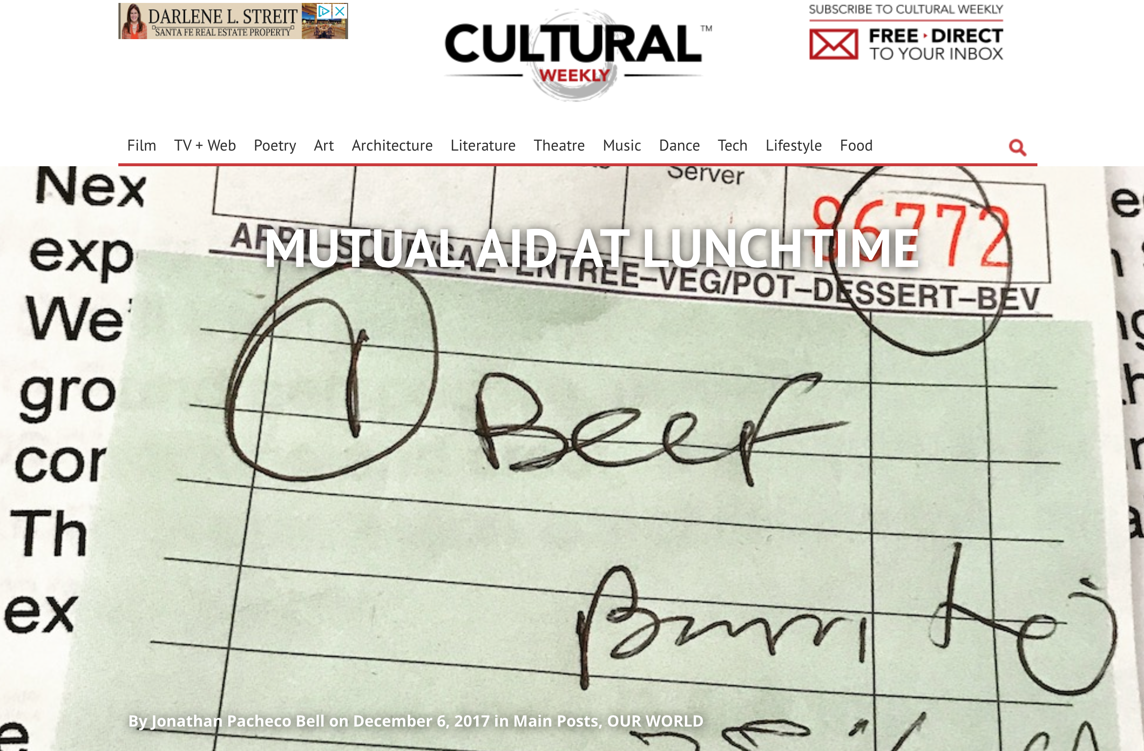 Mutual Aid at Lunchtime